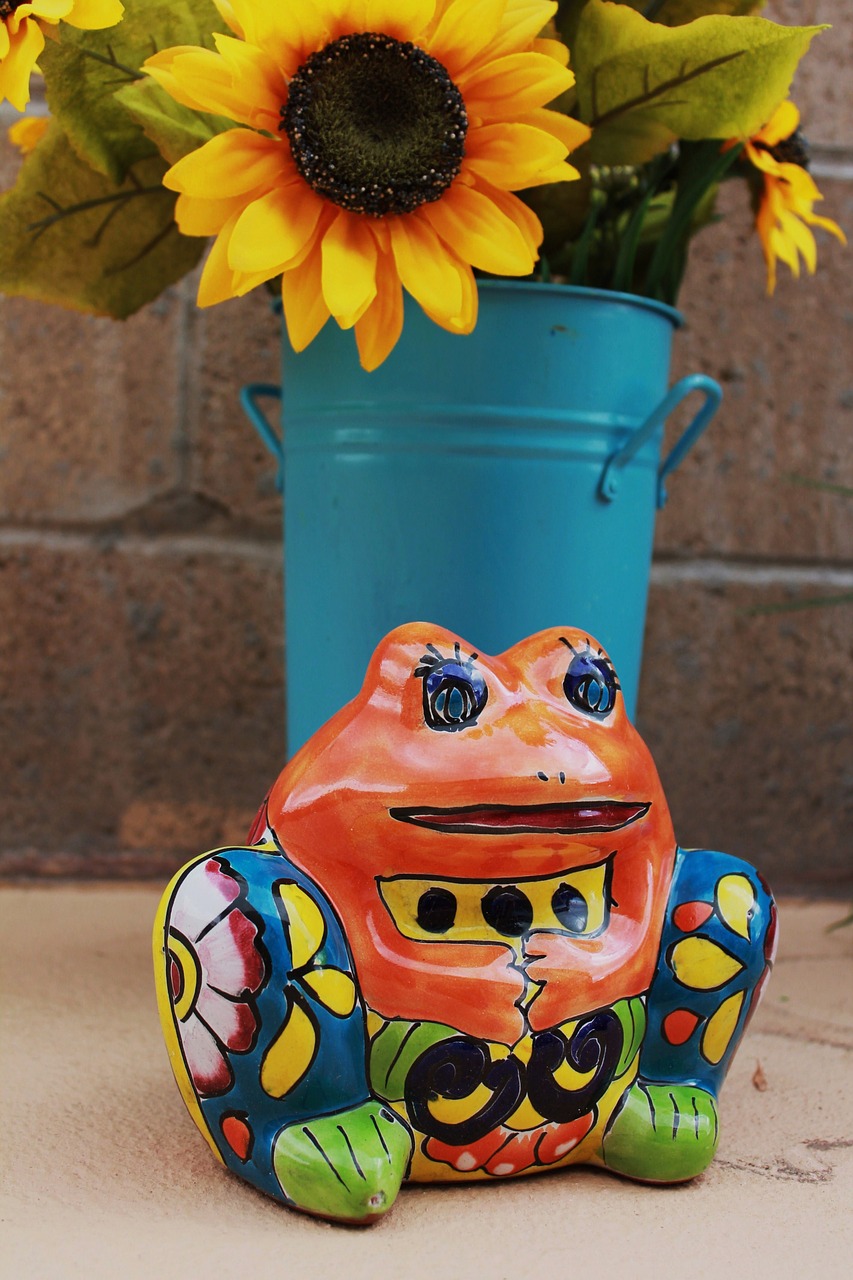 frog colorful new mexico free photo