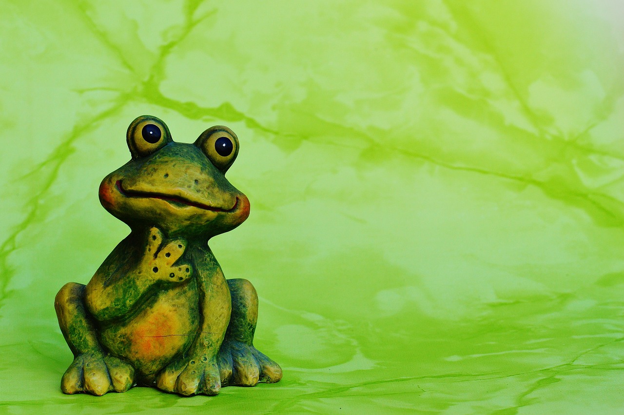 frog figure funny free photo