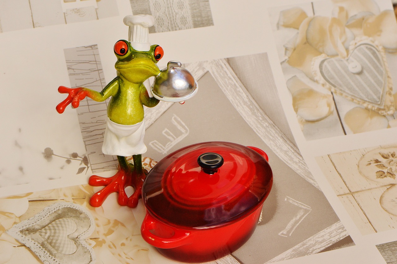 frog cooking eat free photo