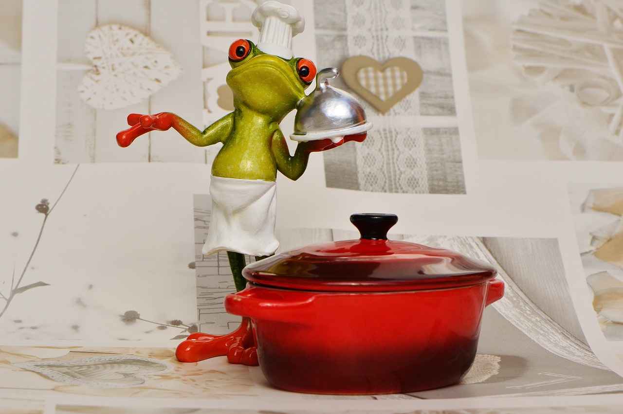 frog cooking eat free photo