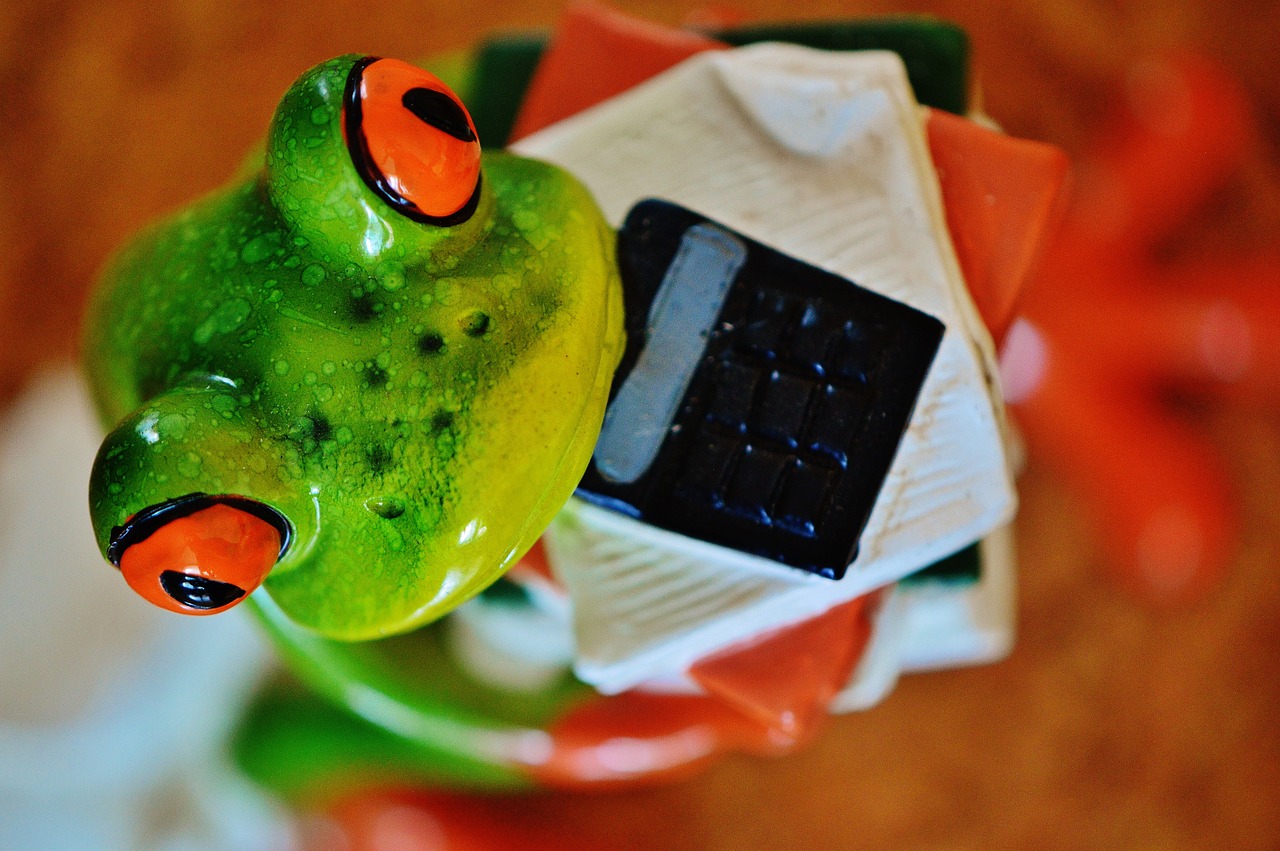 frog funny figure free photo