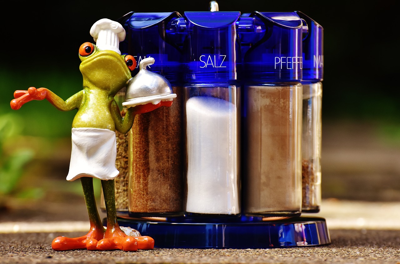 frog cooking spices free photo