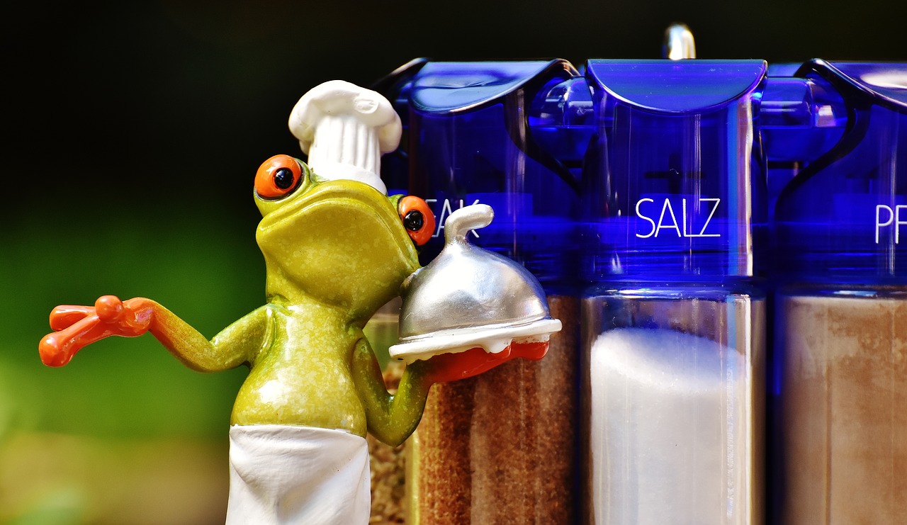 frog cooking spices free photo