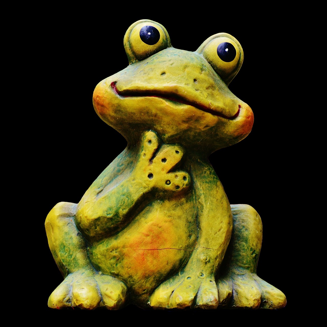 frog funny figure free photo