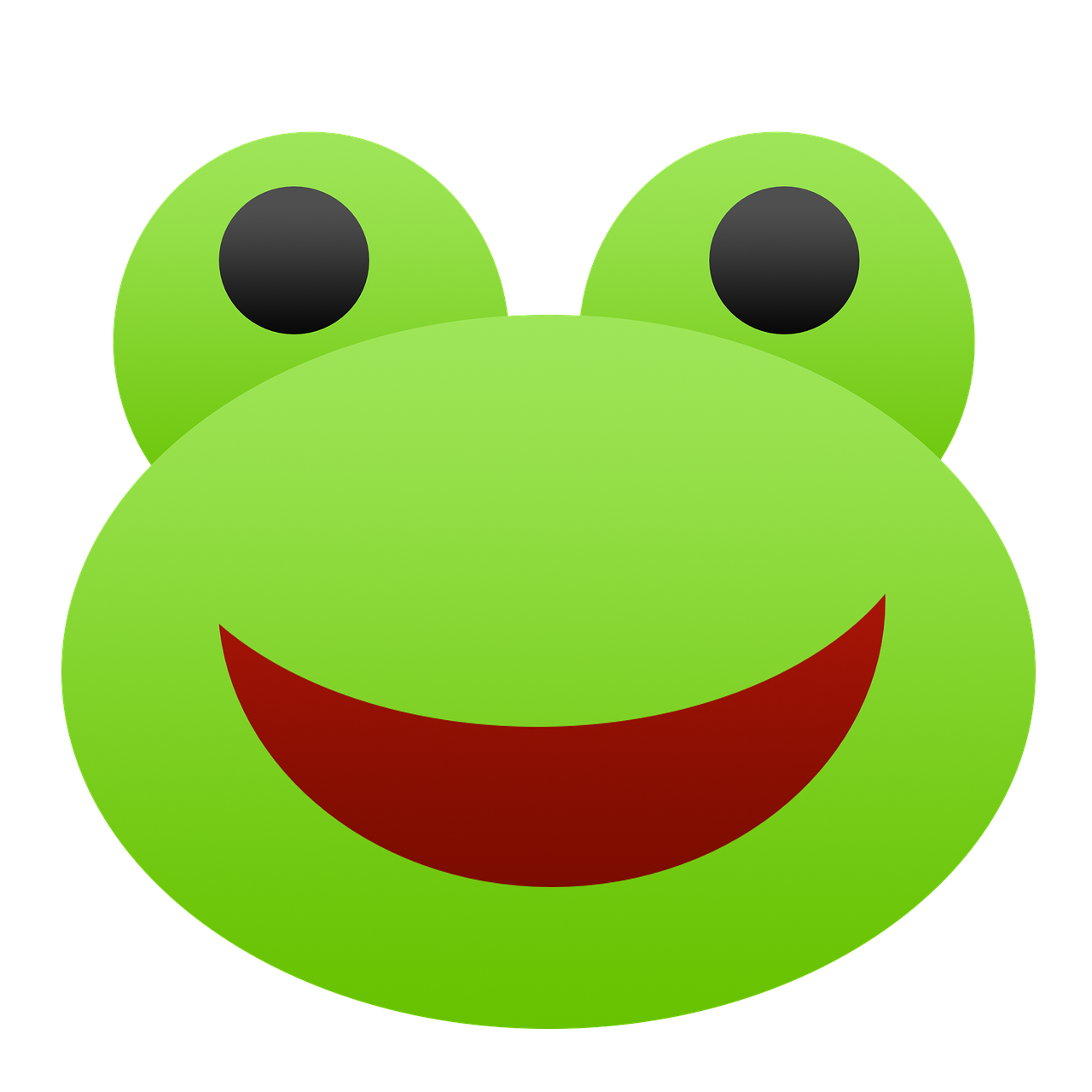 frog emoji green free photo