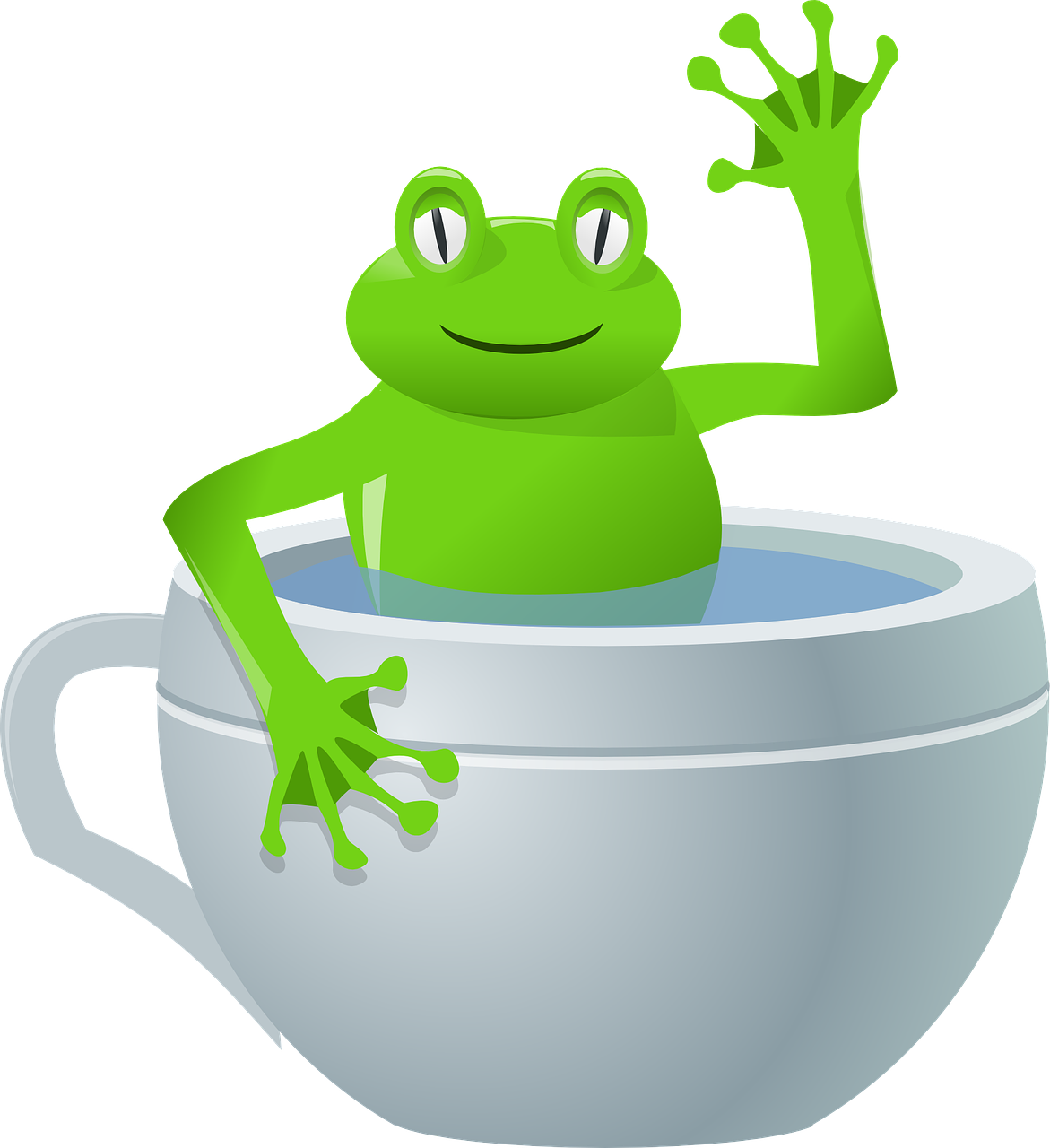 frog cup mug free photo