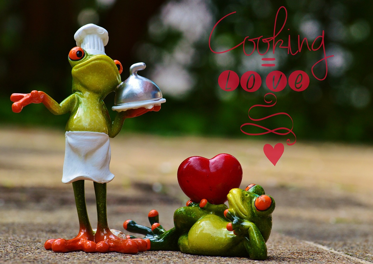 frog cooking love free photo