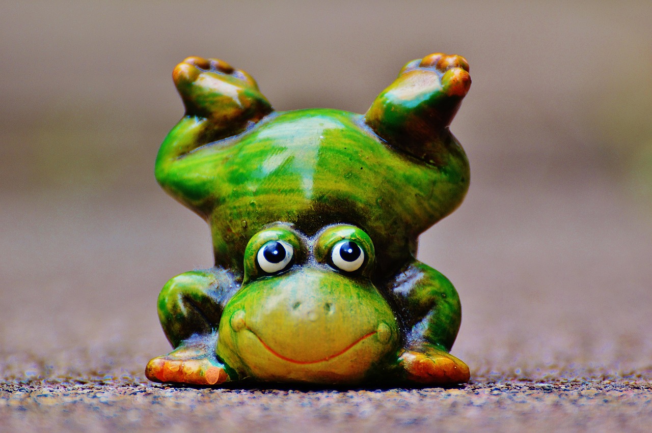 frog figure funny free photo