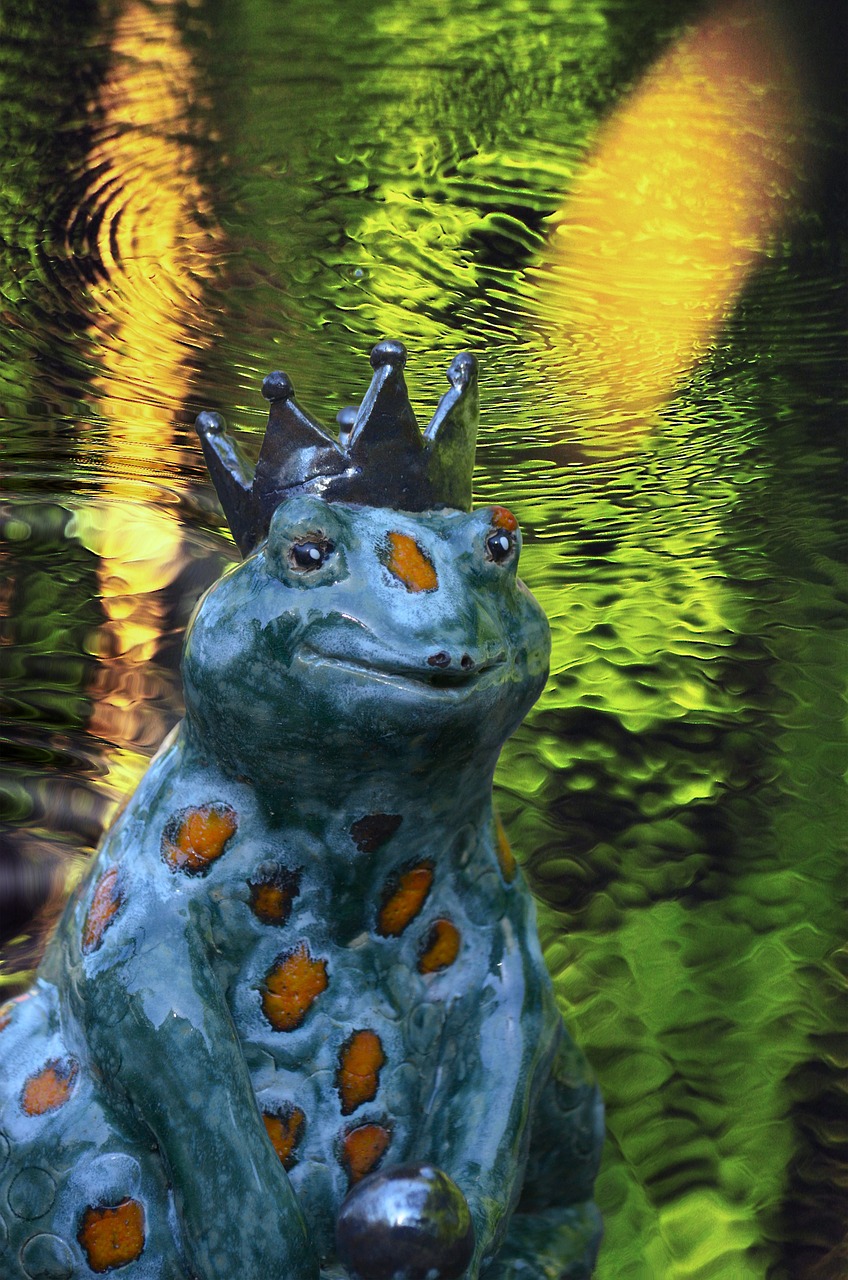 Frog Princefigurefairy Talescrownpond Free Image From