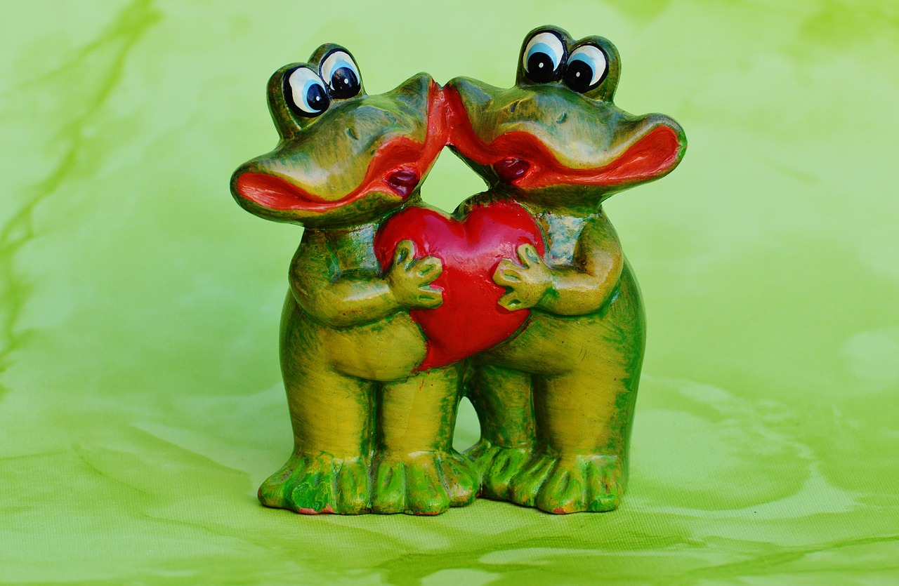 Frogs,pair,funny,love,heart - free image from needpix.com