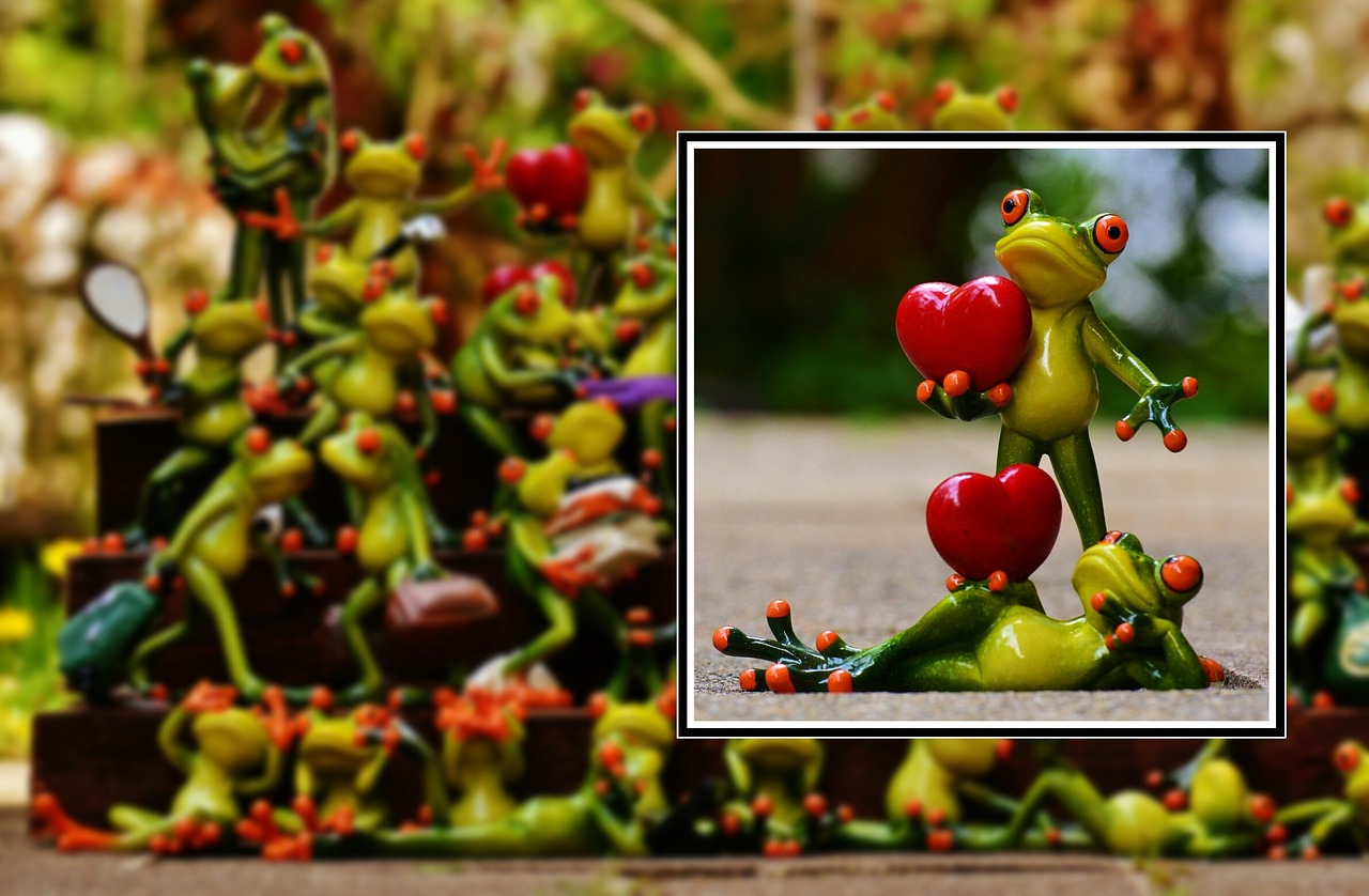 frogs love valentine's day free photo