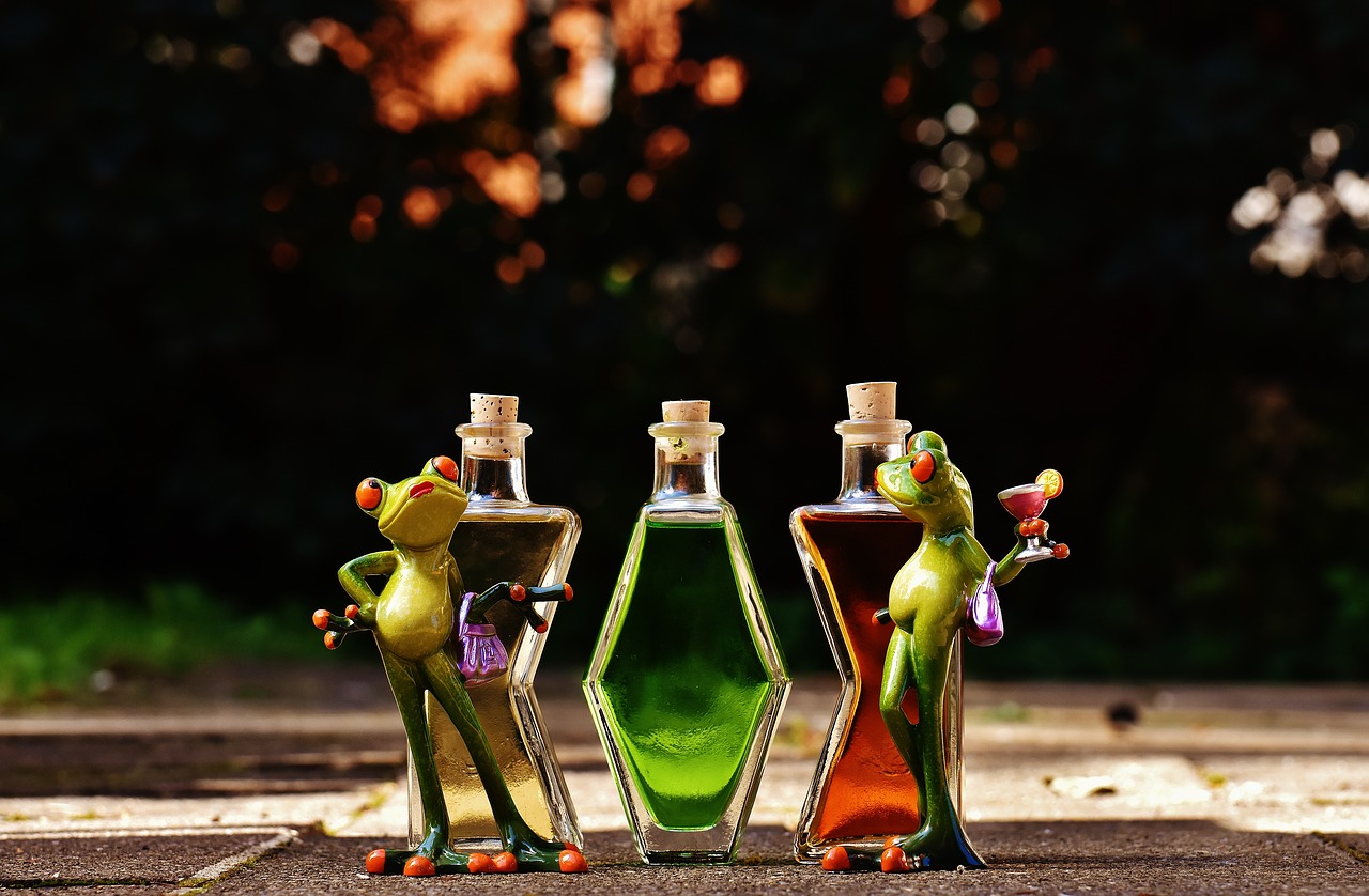 frogs chicks beverages free photo