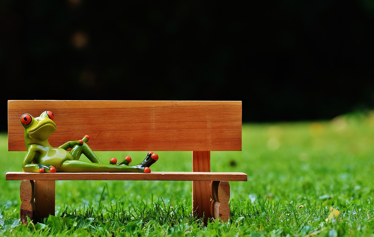Download Free Photo Of Frogsbankbenchrelaxedfigure From