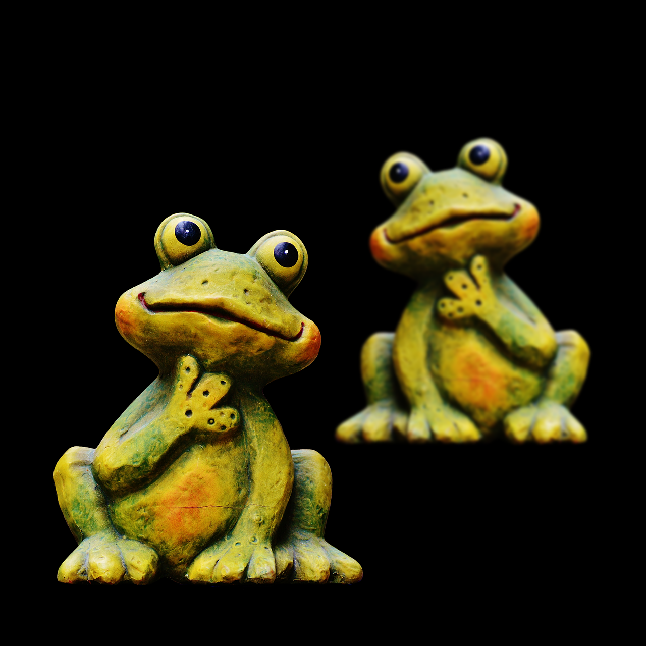 frogs funny figures free photo