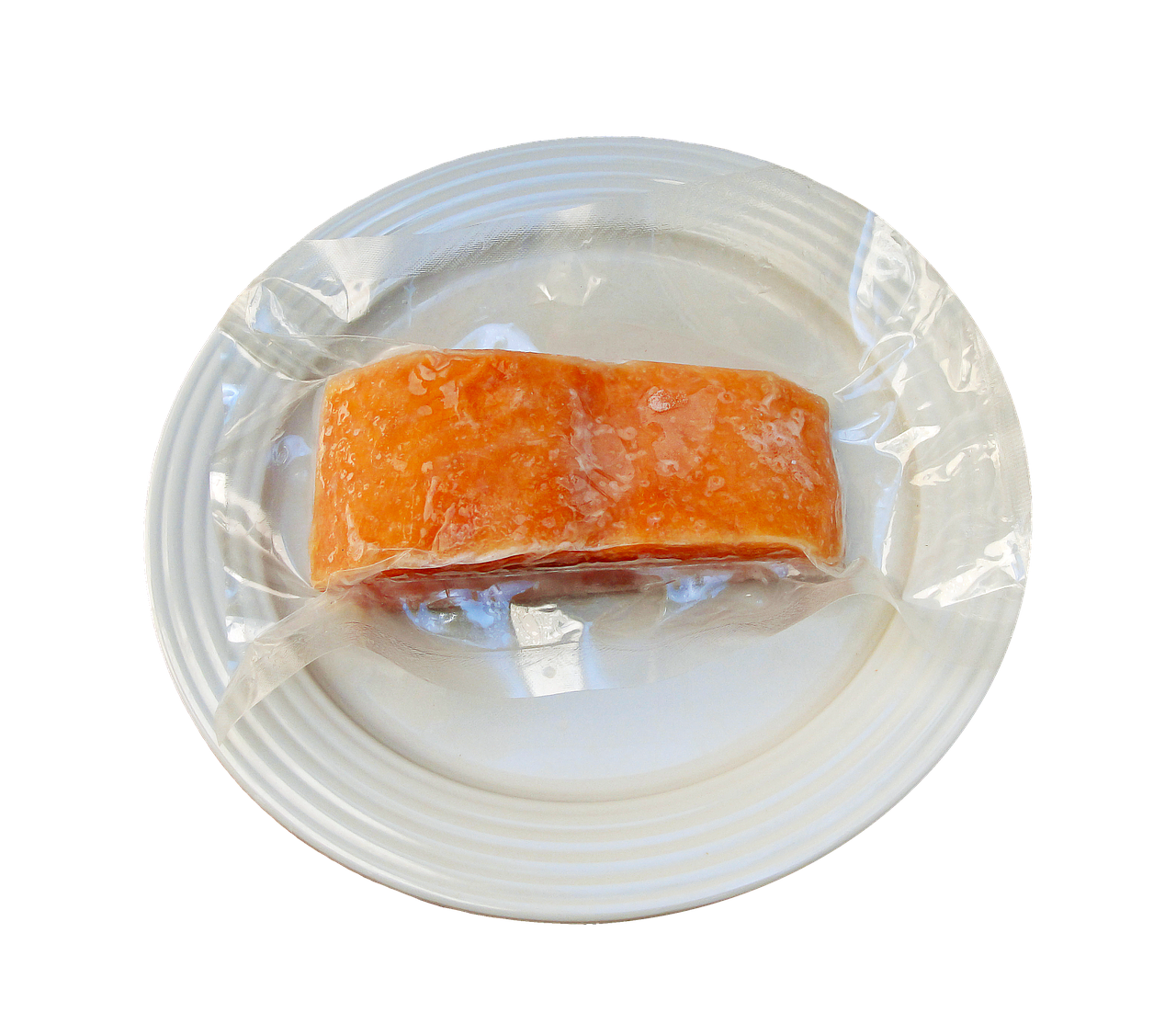 frozen salmon dish with salmon frozen fish free photo