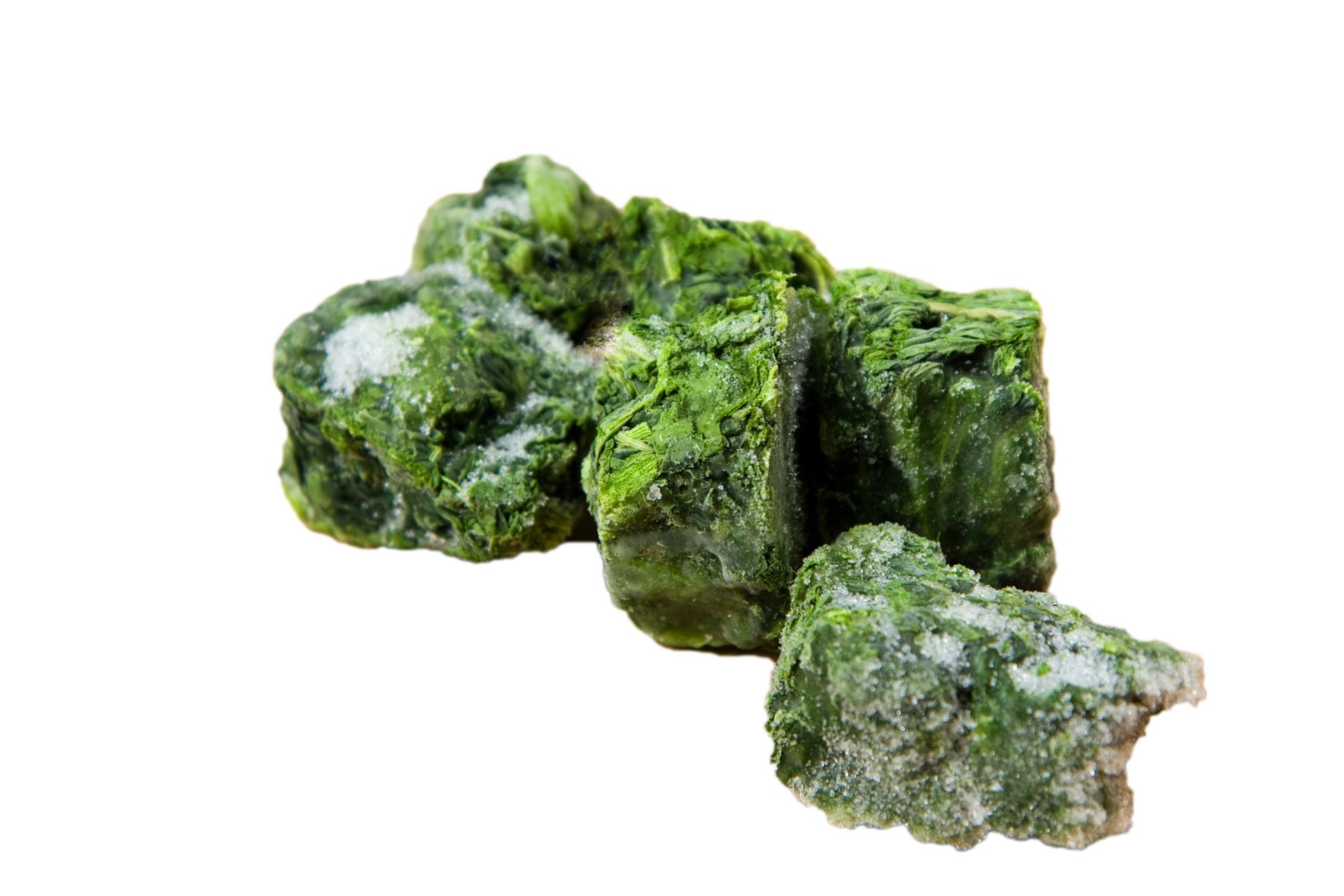 spinach frozen spinach isolated free photo