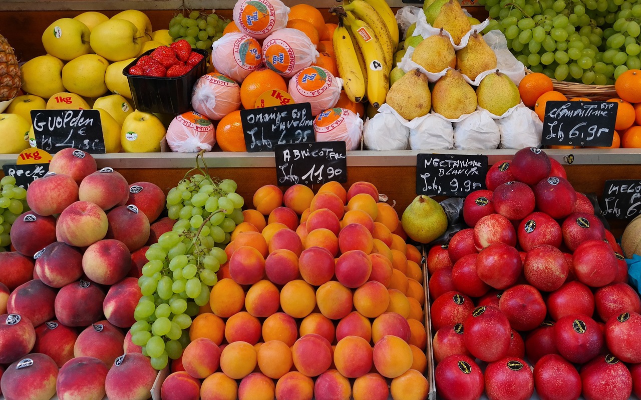 fruit stand food free photo