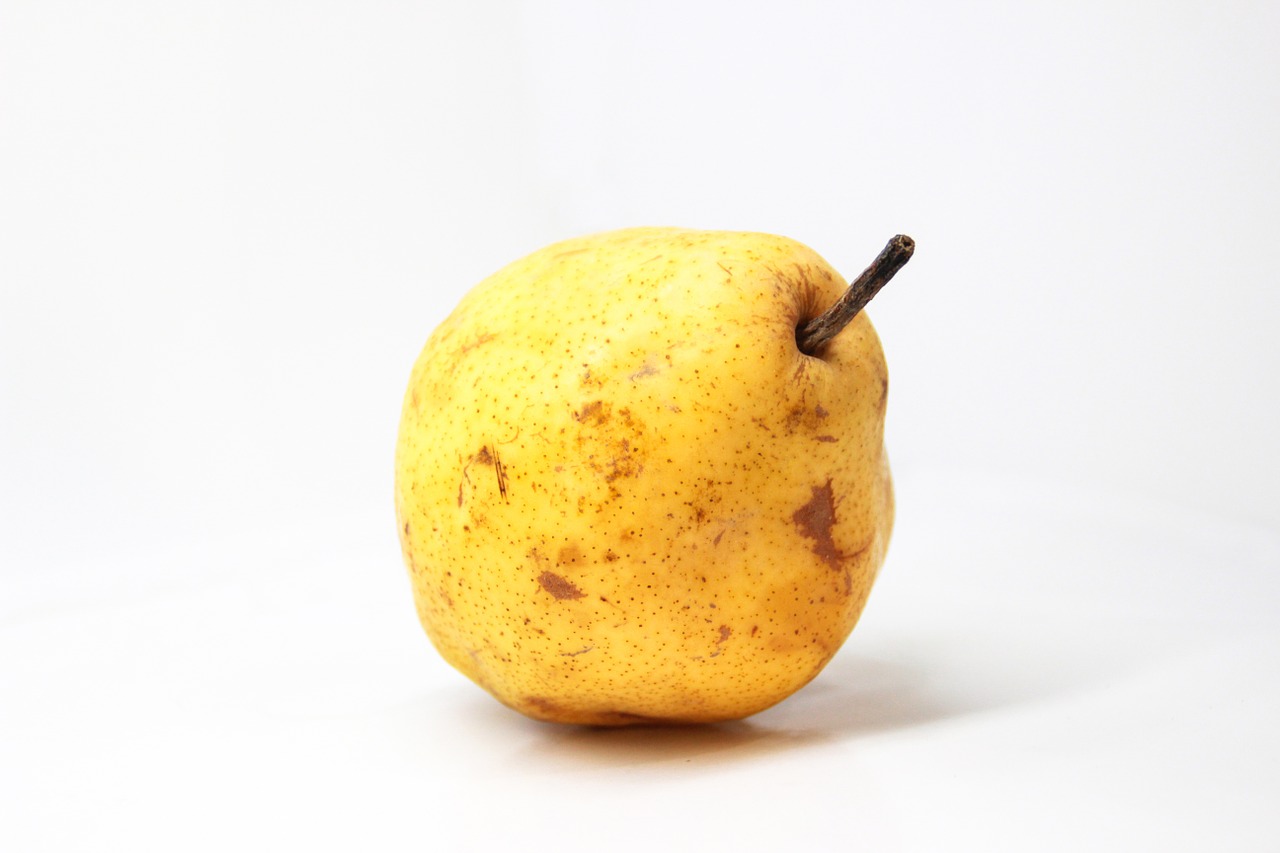 fruit pear yellow free photo