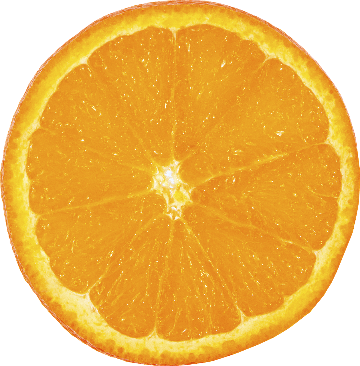 fruit orange slice free photo