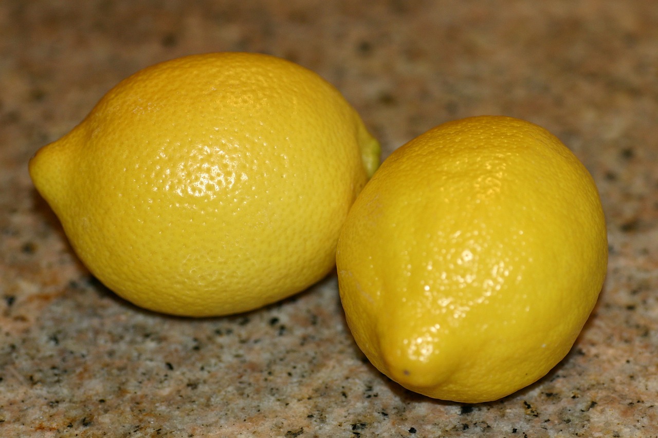 fruit lemon healthy free photo