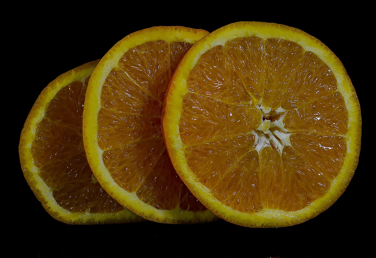 fruit orange wheel free photo