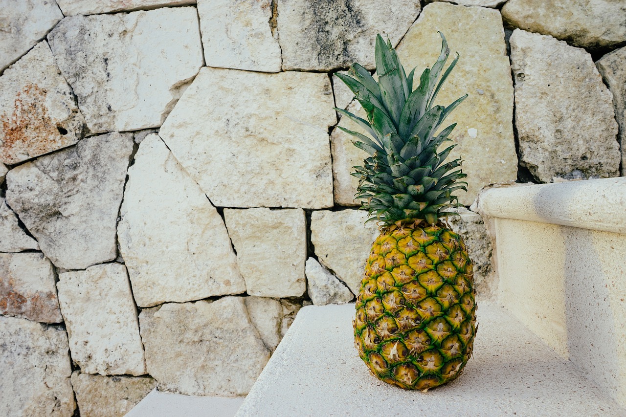 fruit golden pineapple free photo