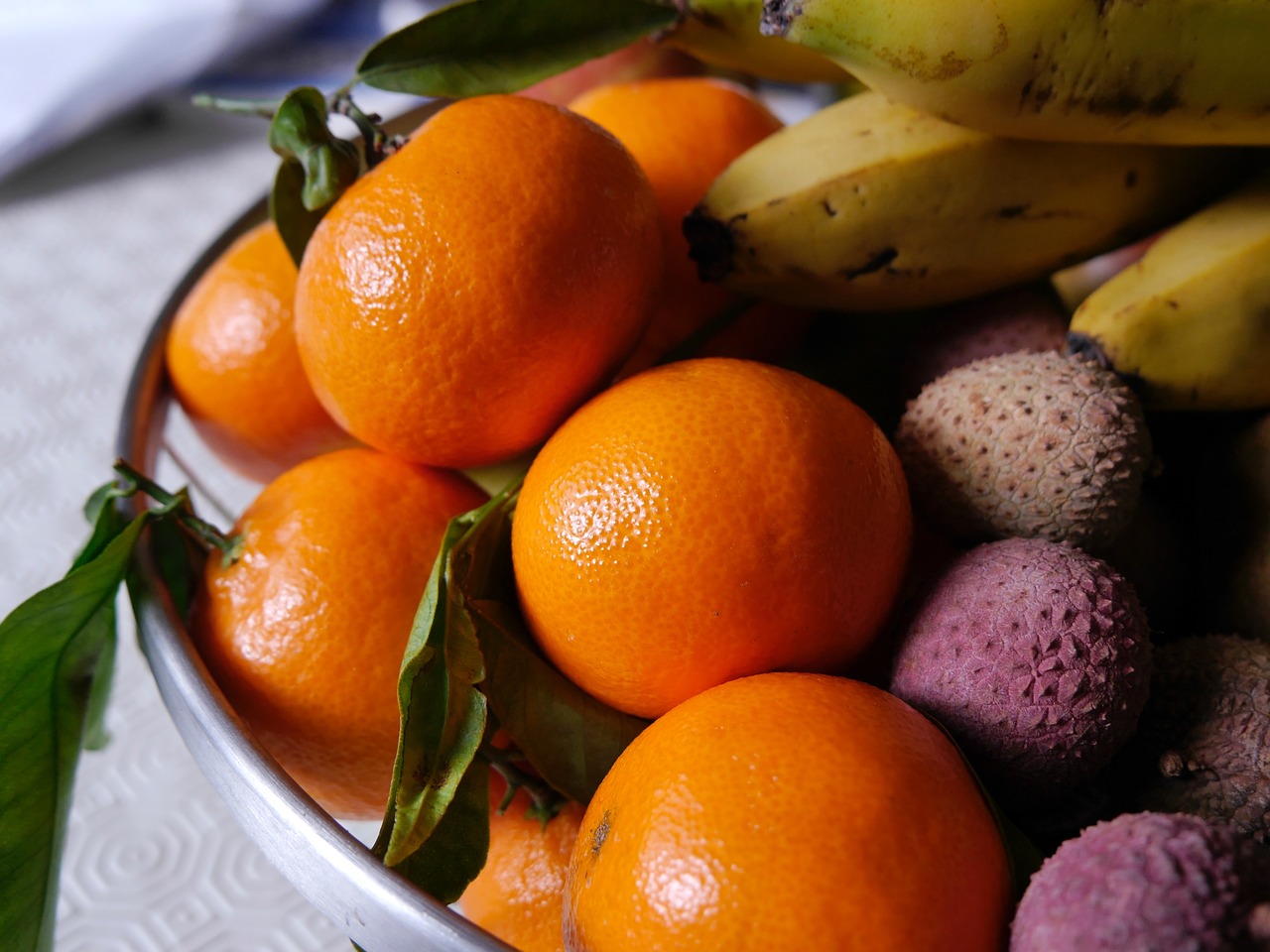 fruit oranges bowl free photo