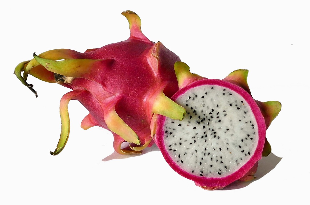 fruit exotic fruits dragon fruit free photo