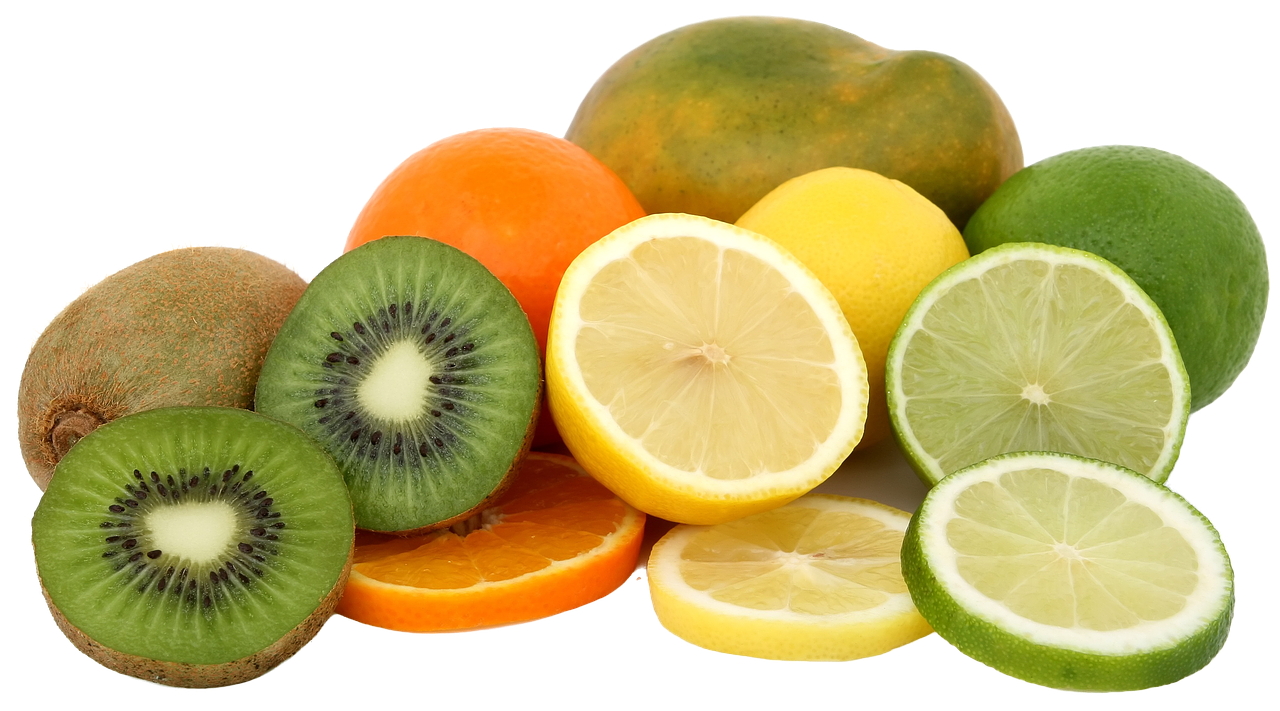 fruit isolated fruit slices free photo