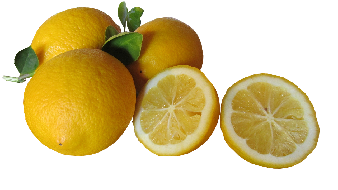 fruit lemons cut free photo