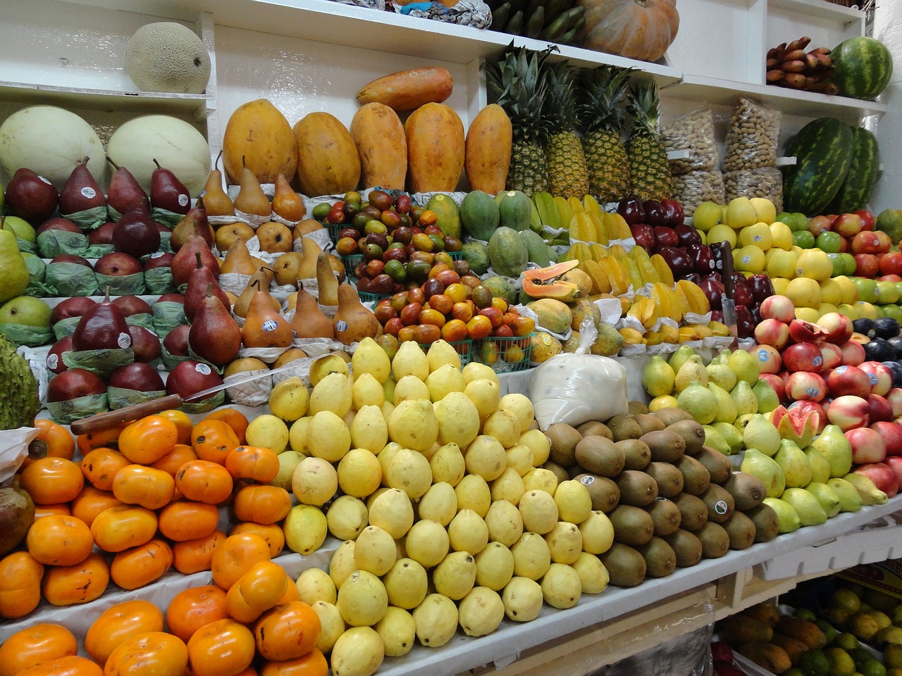 fruit market mexico free photo