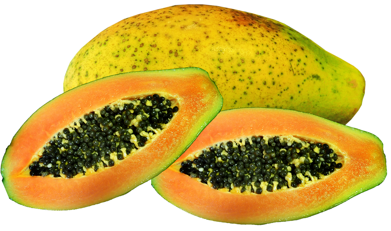 fruit  red papaya  tropical free photo