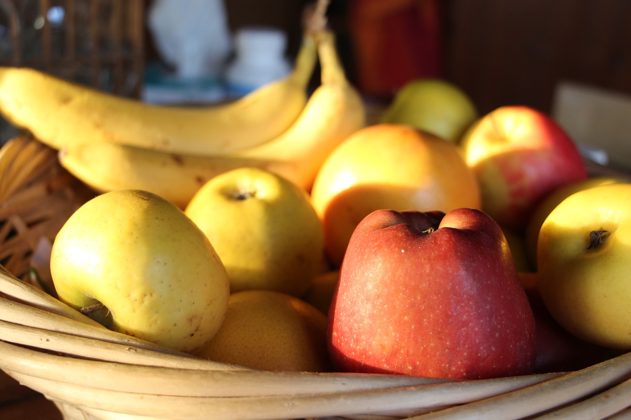 fruit  apple  banana free photo