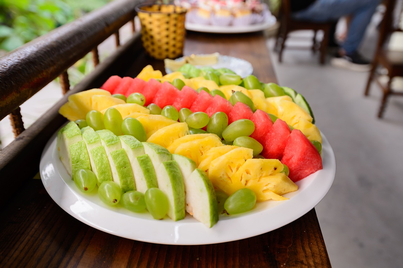 fruit  food  plate free photo