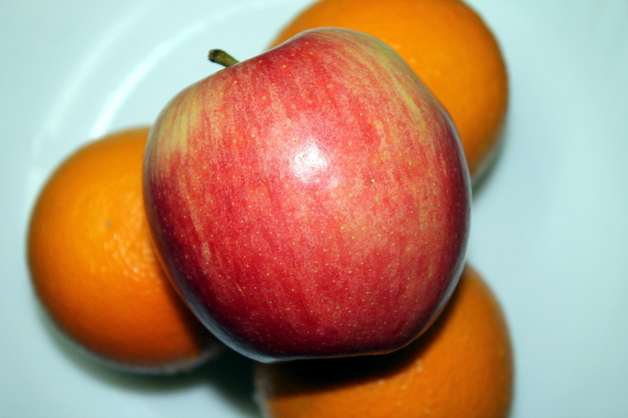 fruit apple red free photo