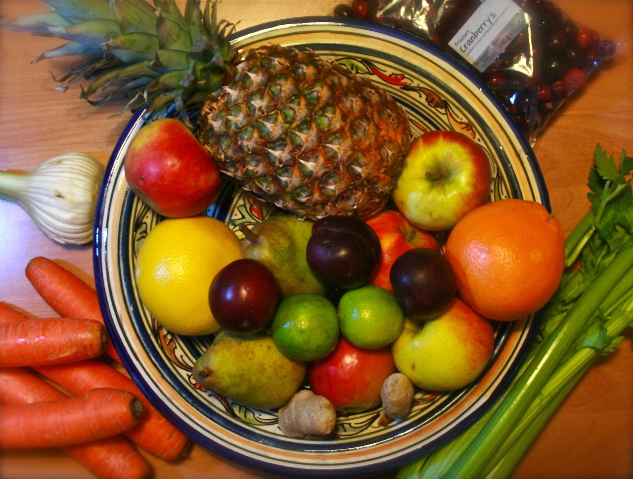 fruit vegetable fruit bowl free photo