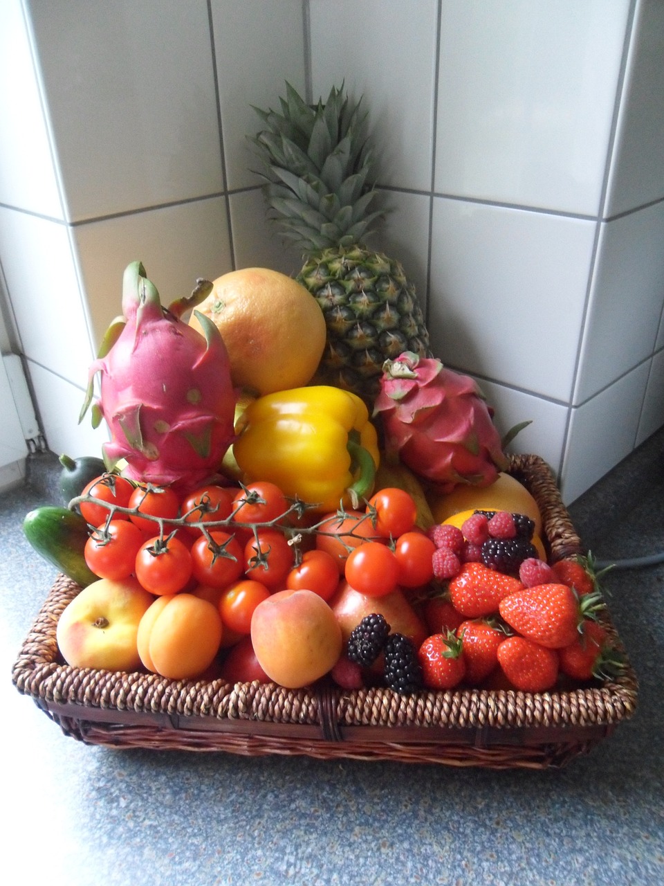 fruit fruit basket healthy free photo