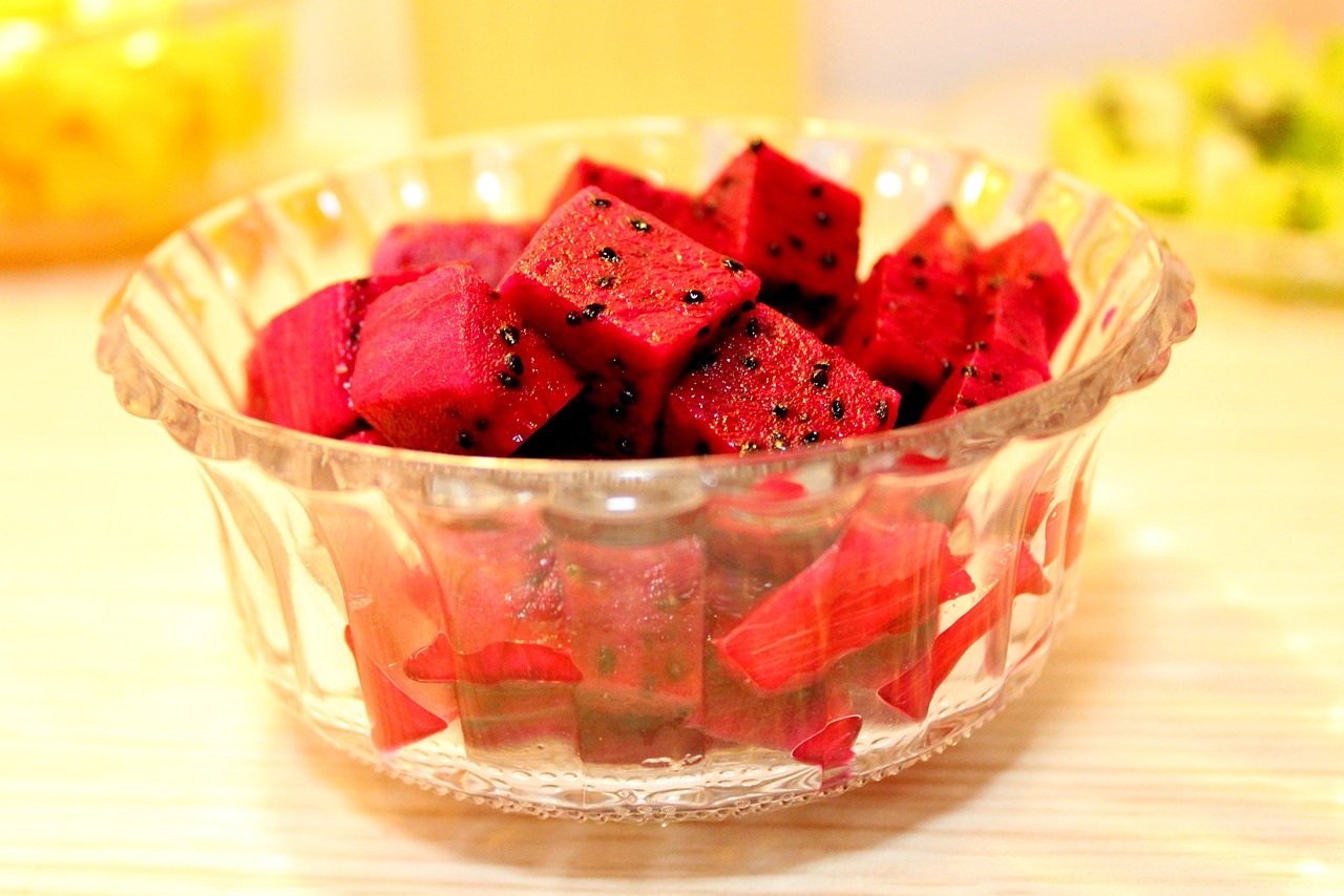 fruit food dragon fruit free photo