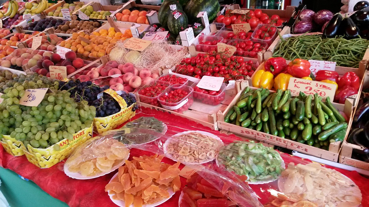fruit market vitamins free photo
