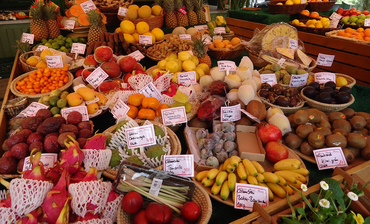 fruit market vegetable free photo