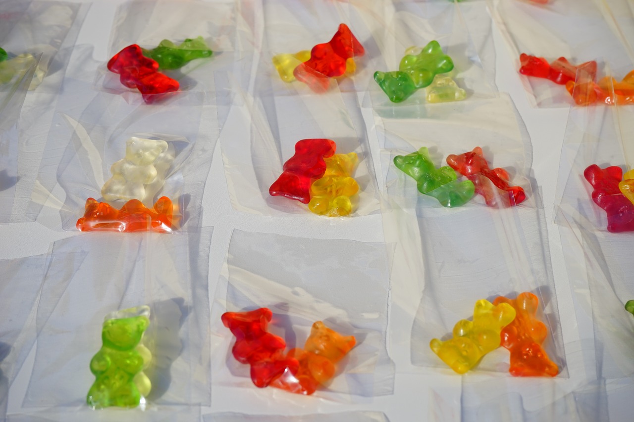 fruit jelly bags gummi bears free photo