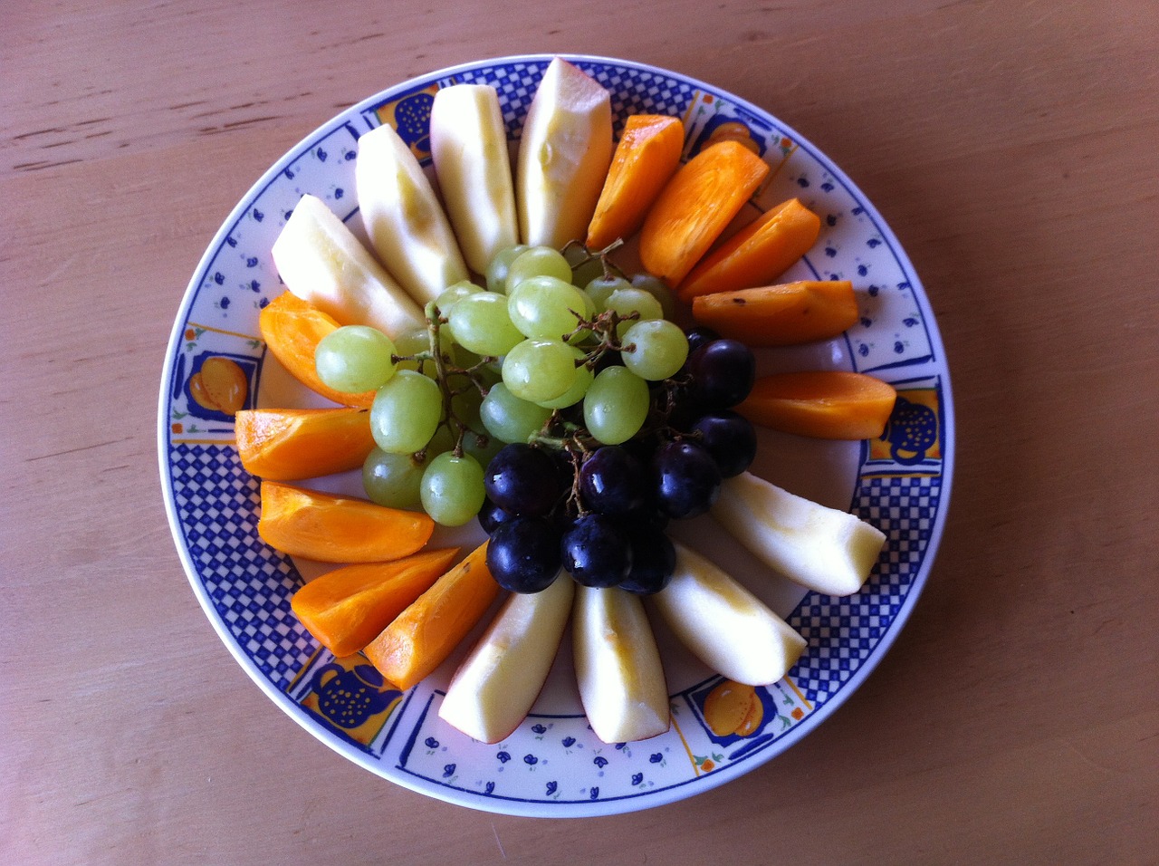 fruit plate fruits vitamins free photo