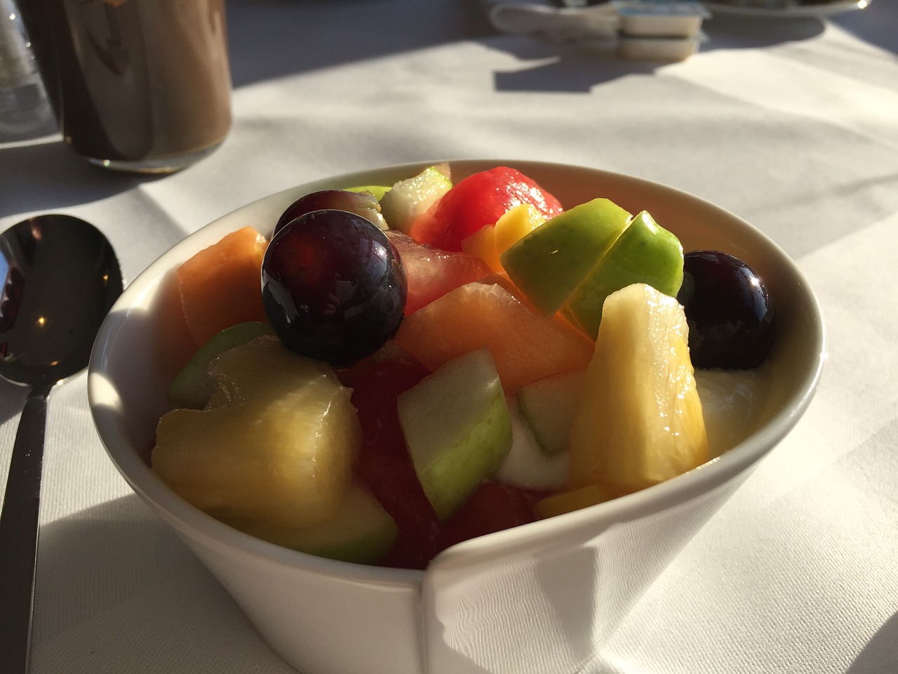 fruit salad healthy nutrition free photo