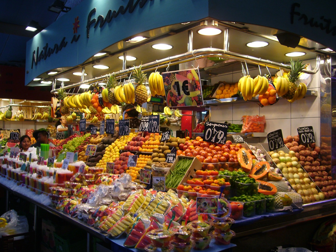 fruit stand market market stall free photo