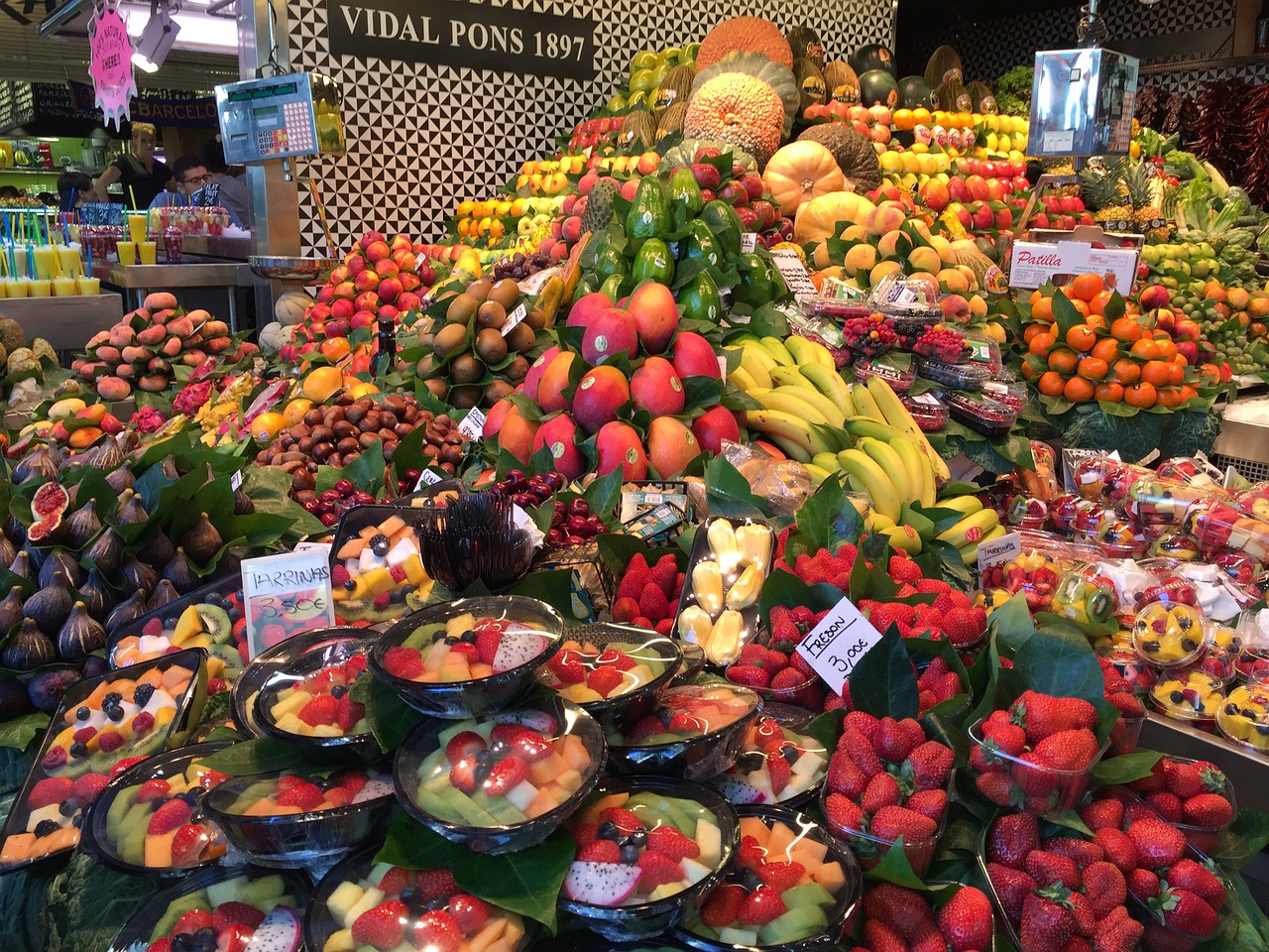 fruits market produce free photo