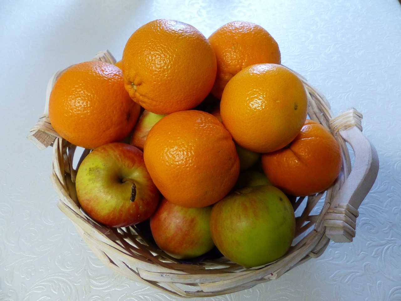 fruits orange apple free photo