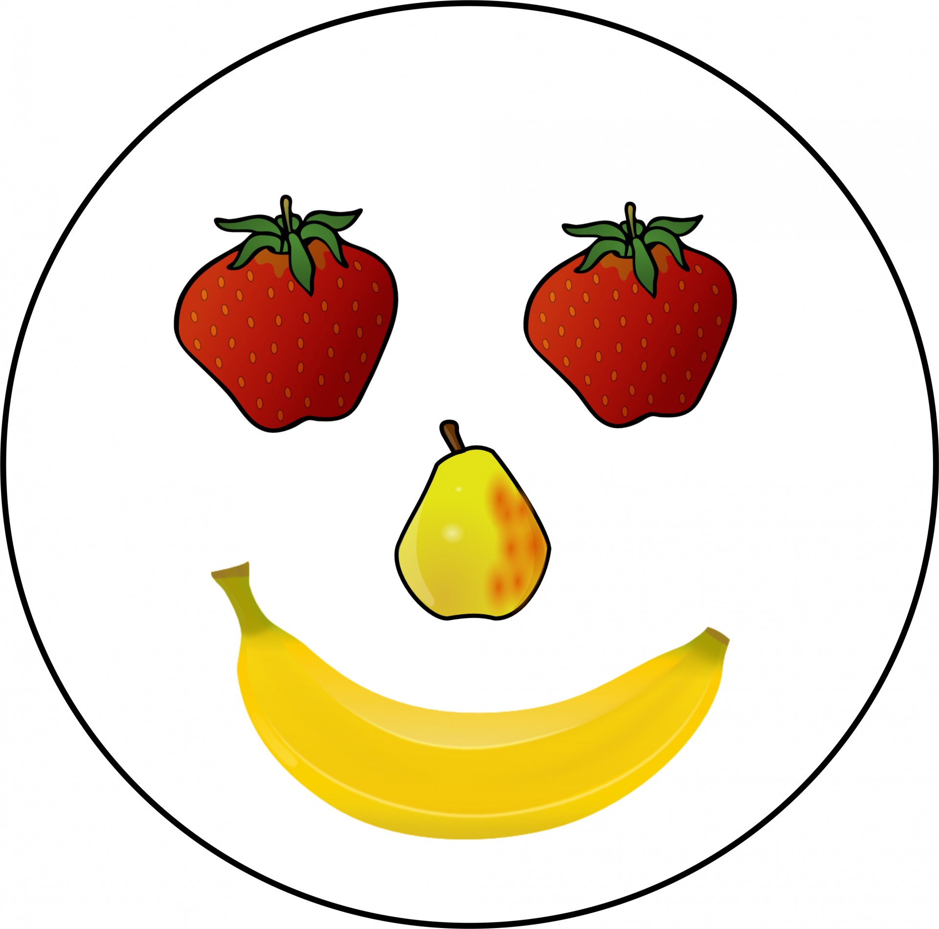 fruit face kid free photo