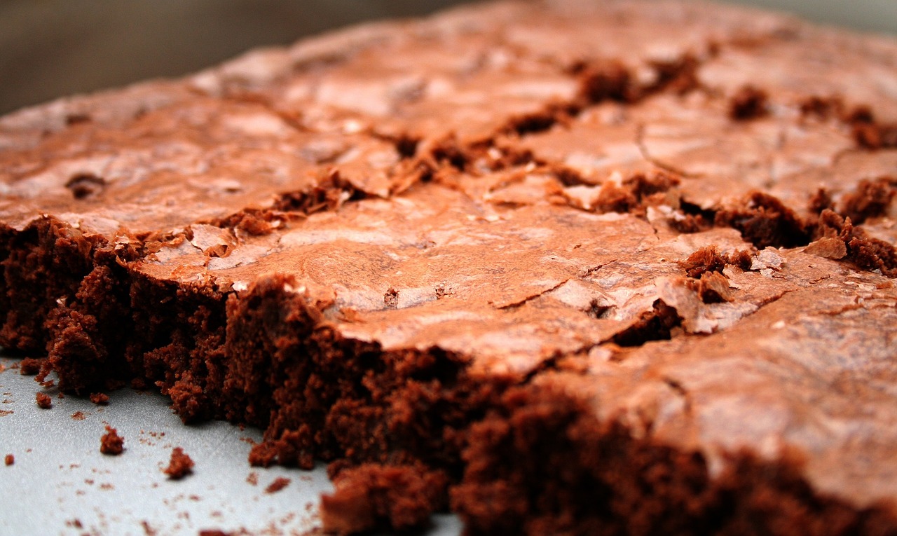 fudge brownies snack chocolate free photo