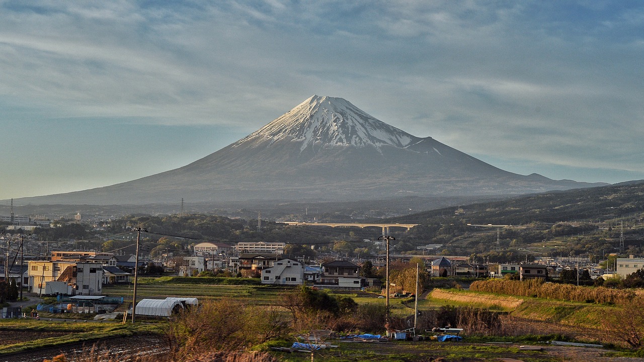 fuji mountain japan free photo