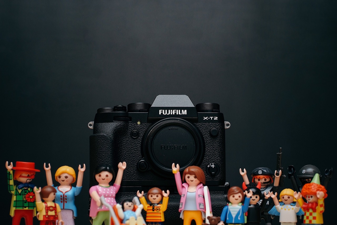 fujifilm black camera free photo